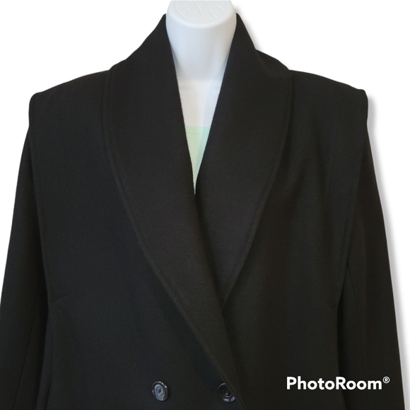 Stephanie Mathews Wool Coat Womens Size M/L 8/10 Fully Lined Wool Peacoat - Picture 2 of 16